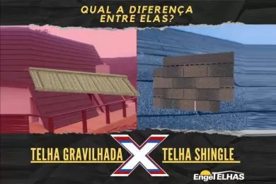 Qual a diferença entre as telhas shingle e as telhas gravilhadas